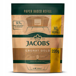 Jacobs Cronat Gold pikakahvi 220g XL-täyttöpussi