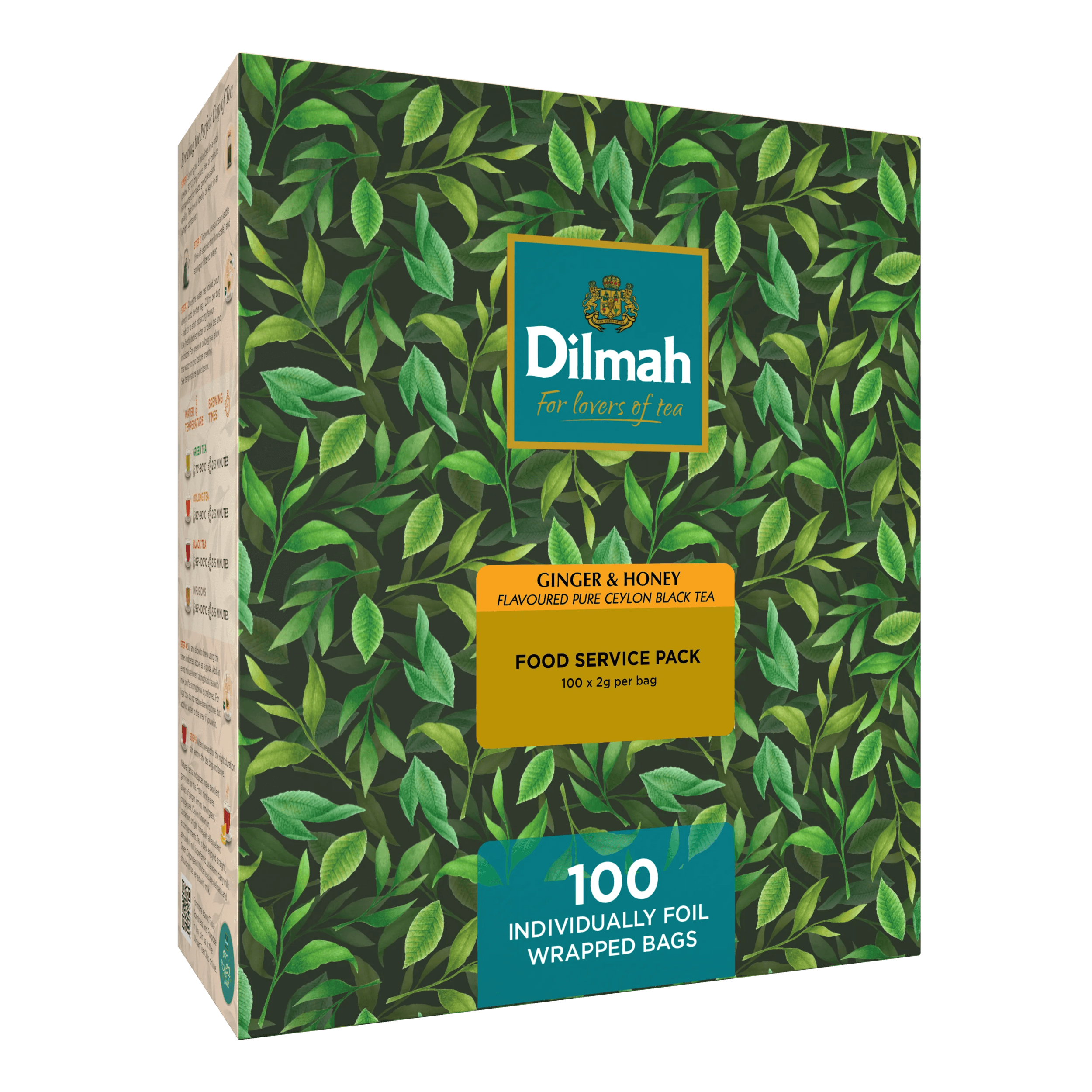 Dilmah Foodservice Ginger & Honey 100x2g