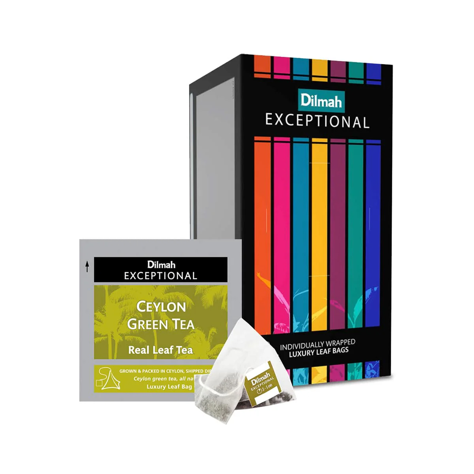 Dilmah Exceptional Ceylon Green Tea 50x2g