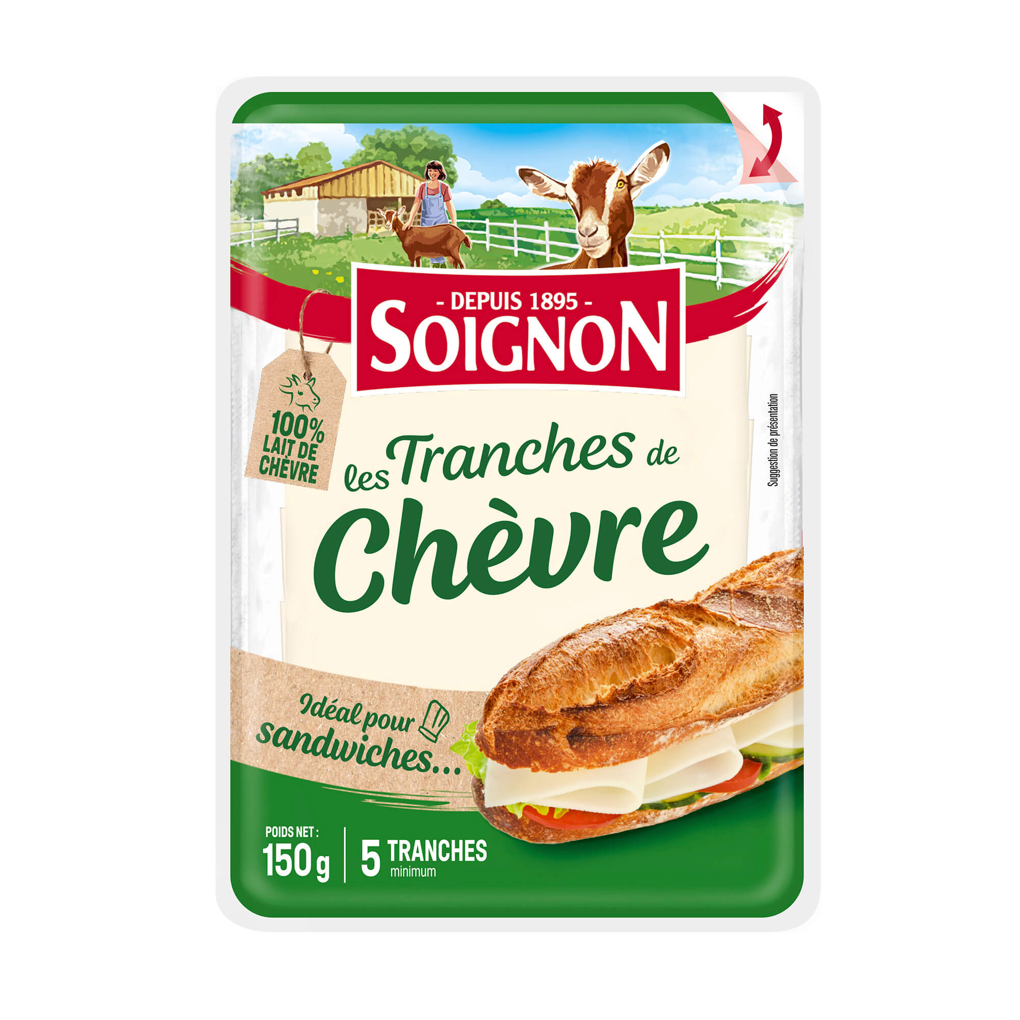 Soignon Chevrè-Gouda viipaleet 150g